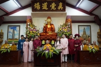 Hà Nội: Lễ hằng thuận cho 4 đôi bạn trẻ tại chùa Bằng